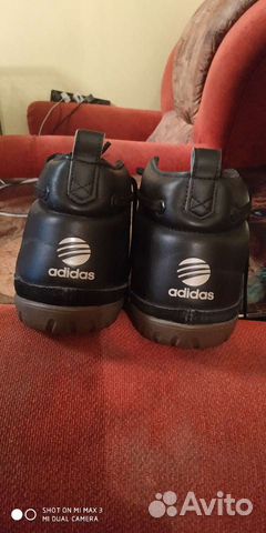 Adidas мужские ботинки кожаные