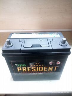 Б/У автомобильный аккумулятор president 50А Азия