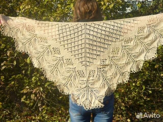 Шаль ручная работа