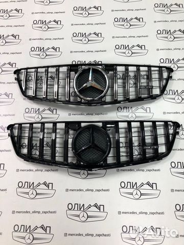 Решетка радиатора Mercedes W204 AMG GT