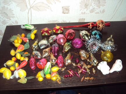 Новогодние Елочные Игрушки Дед Мороз СССР