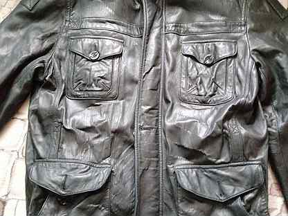 Кожаная куртка мужская оригинал 56 размер