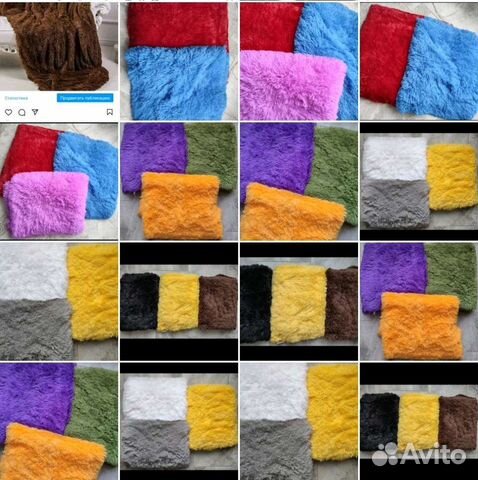 Плед травка пушистик