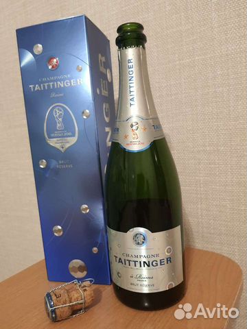 Бутылка с коробкой Шампанское Taittinger