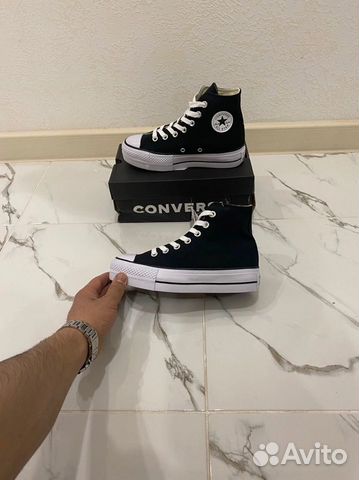 Кеды Converse Chuck Taylor на высокой подошве