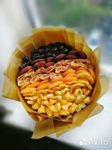 Вкусный букет, подарок, сухофрукты
