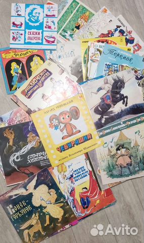 Коллекция советских пластинок со сказками
