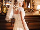 Нежное гипюровое свадебное платье цвета айвори объявление продам