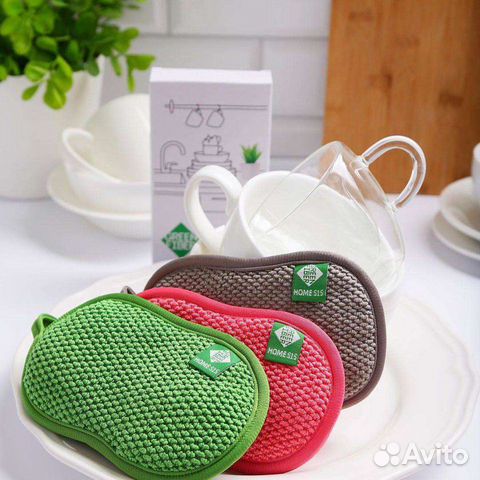 Губка для посуды эко