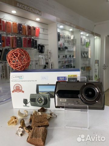 Видеорегистратор 2в1\с камерой заднего вида