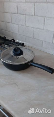 Сковорода - сотейник tefal новая с крышкой