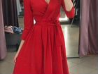 Красное платье объявление продам