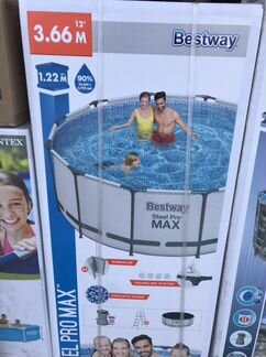 Каркасный бассейн 366 на 122