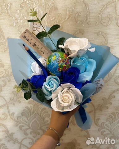 Букет из мыльных роз