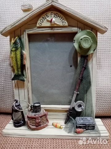 Сувенирная рамка рыбака