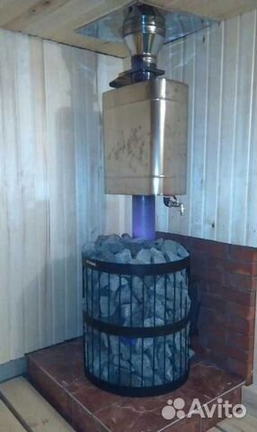 Бак из нержавейки на трубу