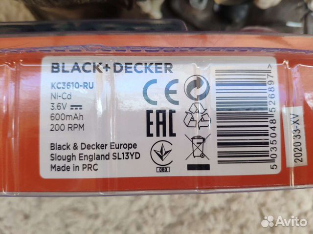 Аккумуляторная отвертка Black&Decker