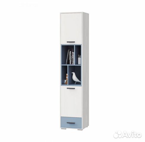 Шкаф для книг Стич с 2 дверками и 1 ящиком