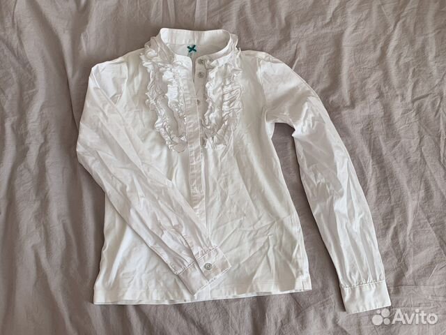 Рубашка/блузка школьная (152 размер)