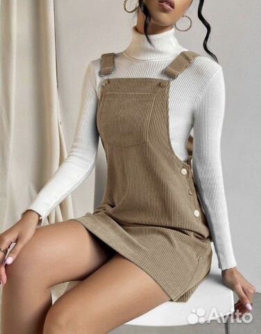 Вельветовый сарафан 46 рр