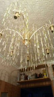 Люстра хрусталь Чехия