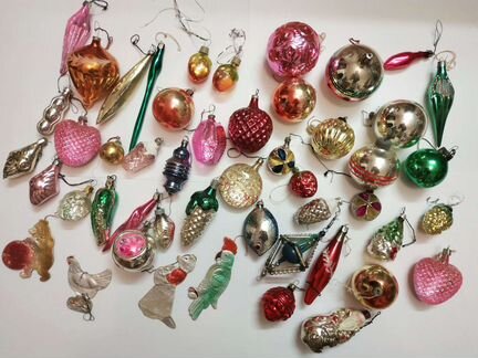 Елочные игрушки СССР