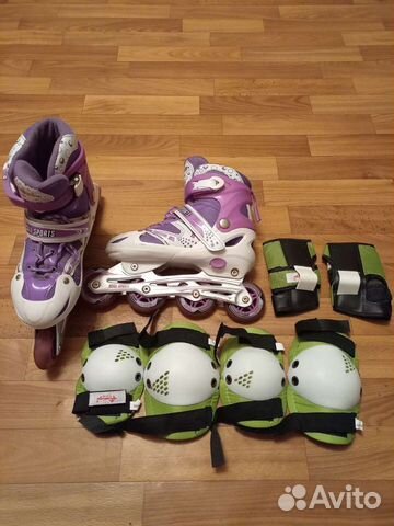 Роликовые коньки раздвижные
