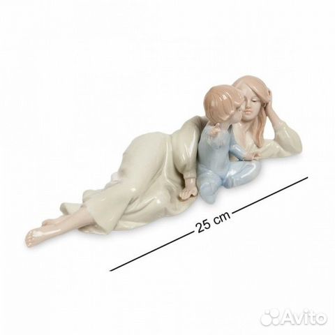 Девушка с Ребенком фарфор Pavone Статуэтка ru*152