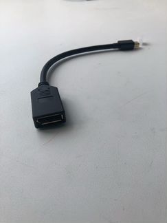 Переходник mini DP (thunderbolt) на DisplayPort