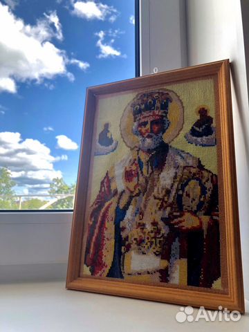 Картина, вышивка крестом, ручная работа