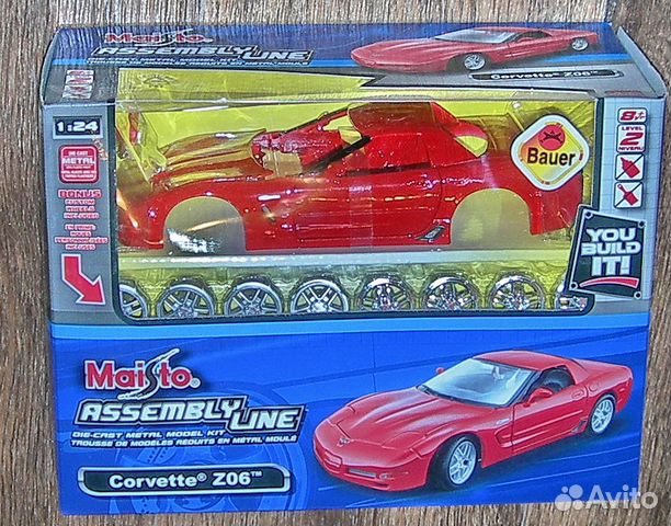 Сборная модель maisto Corvette Z06 N23