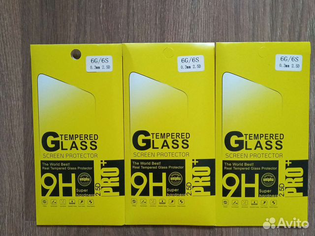 Защитное стекло на iPhone 6s