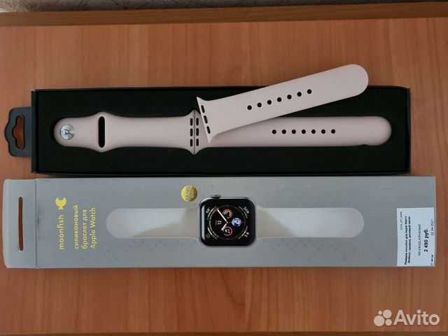 Силиконовые ремешки (комплект) apple watch 5 40 mm