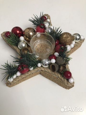 Подсвечник новогодний