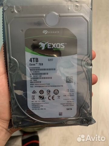 Жесткий диск Seagate Exos 4Tb