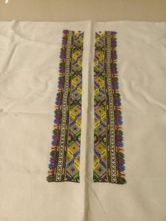 Рубаха домотканая с вышивкой середина 20 века