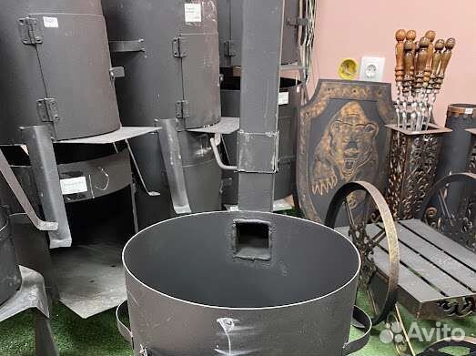 Печь с дымоходом 10 л