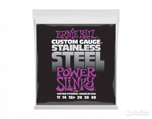 Ernie ball 2245 — струны для электрогитары, 11-48