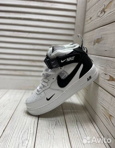 Кроссовки nike air force 1 зимние на меху 36/45