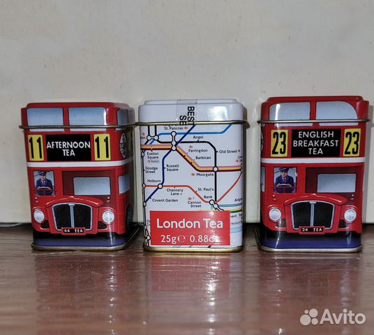 Чайная жестяная мини банка “London Tea”