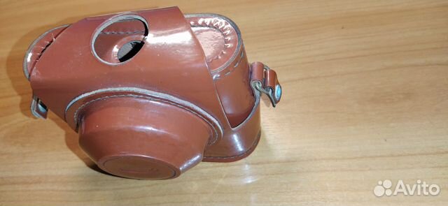 Ретро Чехол для фотоаппарата (коричневая кожа)