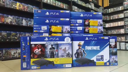 Игровые приставки Sony PS4 slim