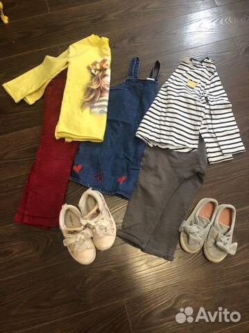 Вещи фирменные на девочку 98см