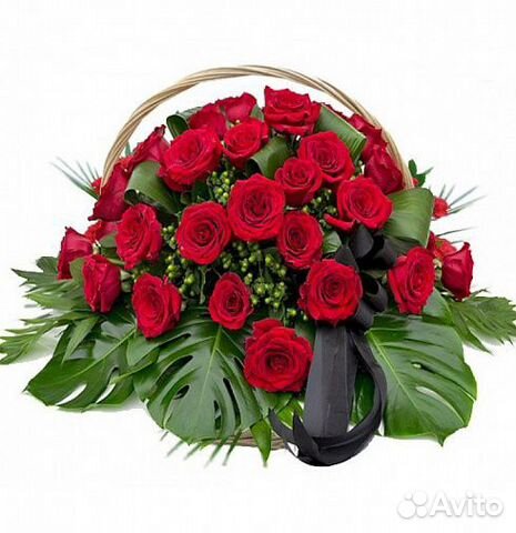 Ритуальные, траурные живые цветы на похороны