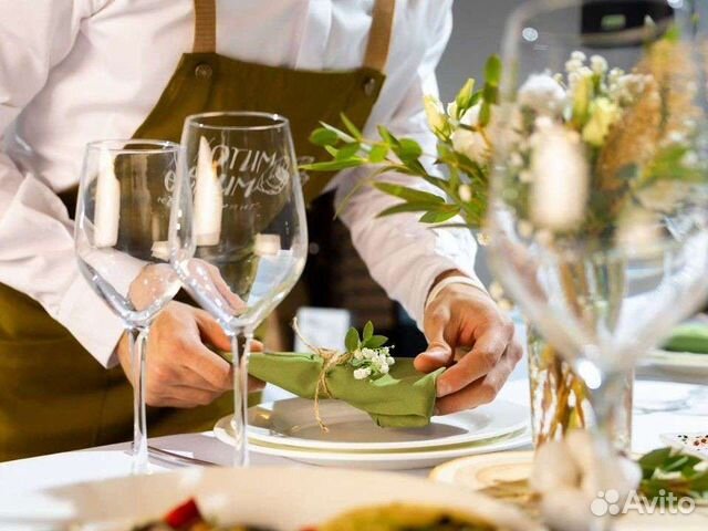 Официант на праздник, свадьбу, банкет