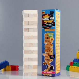 Дженга, падающая башня 