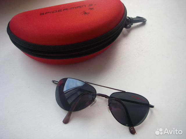 Очки детские солцезащитные Спайдермен новые стекло