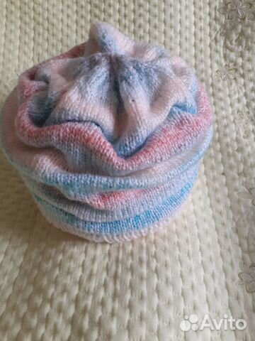 Шапка из гипоаллергенной пряжи