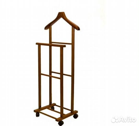 Напольная вешалка деревянная