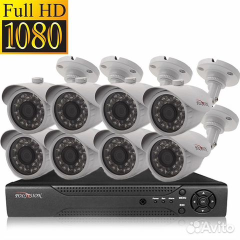 Комплект видеонаблюдения для магазина IP